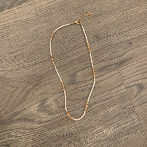 Opal and Freshwater pearl necklace